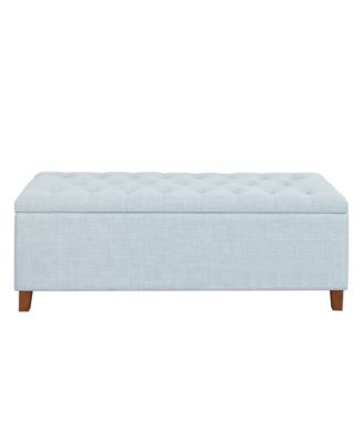 Shandra 49" Tufted Top Upholstered Storage Bench