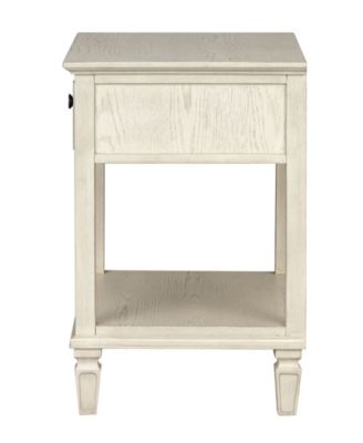 Victoria 24" One-Drawer Wood Bedside Table