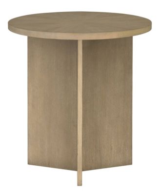 Sadie 22" Wood Round Accent Table