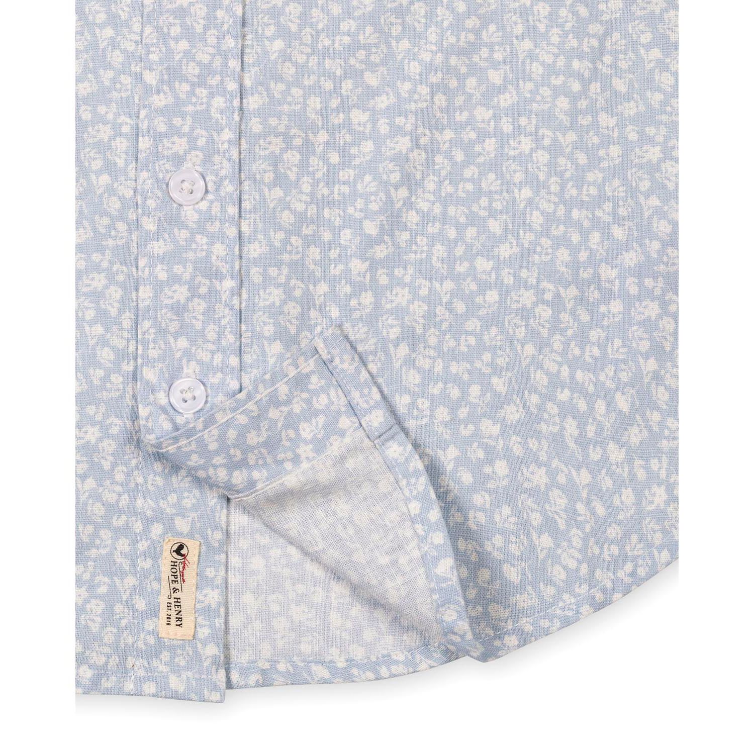Boys Linen Short Sleeve Shirt