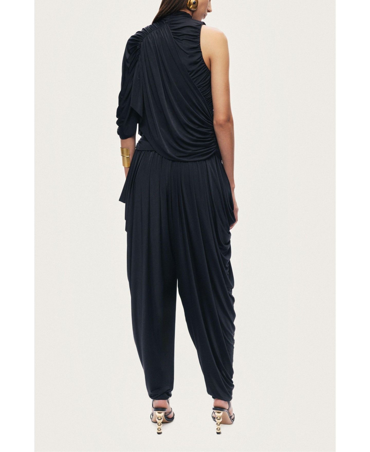 Женская блузка NOCTURNE Asymmetric Draped — фото 6