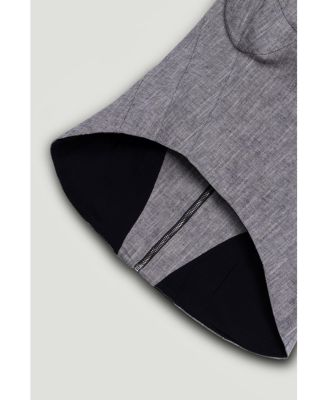 Women's Open-Back Tailored Top