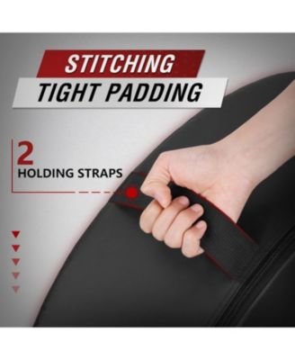 28" Football Tackle Wheel Dummy Denser Softer Foam Tackling Dummies for Football Youth - Tackling Wheel with Straps (1PCS)