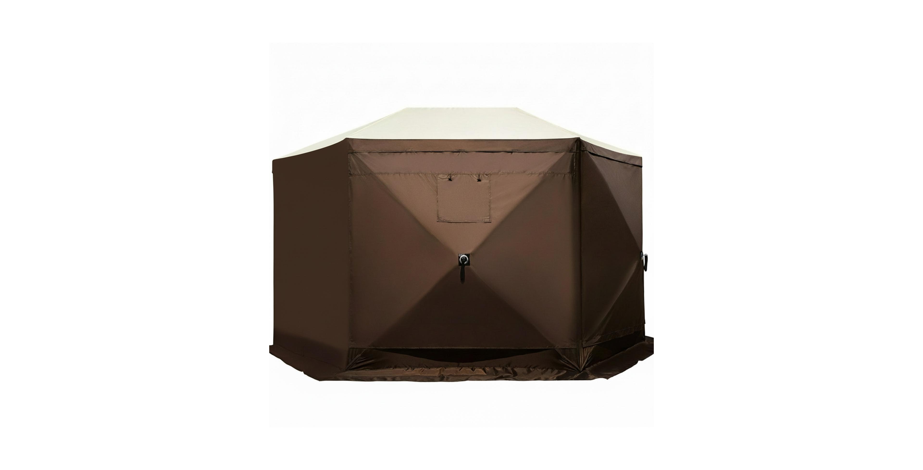 Gouun 6-Sided Pop-Up Gazebo Screen Tent with Mesh Windows