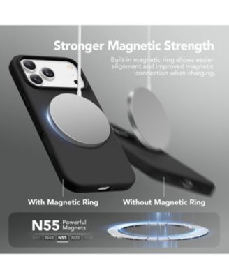 Magnetic for iPhone 17 Pro Max Case, Compatible with MagSafe, Liquid Silicone Anti-Scratch Shockproof Protective Phone Case
