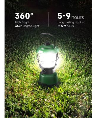 Vintage LED Camping Lantern Rechargeable Emergency Light 6000mAh Camping Outdoor Recreation Gear