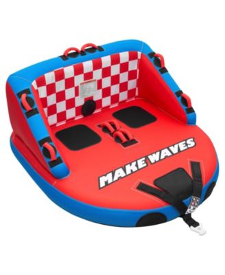 2-Rider Towable Tube for Boating 340 lbs Dual Tow Points