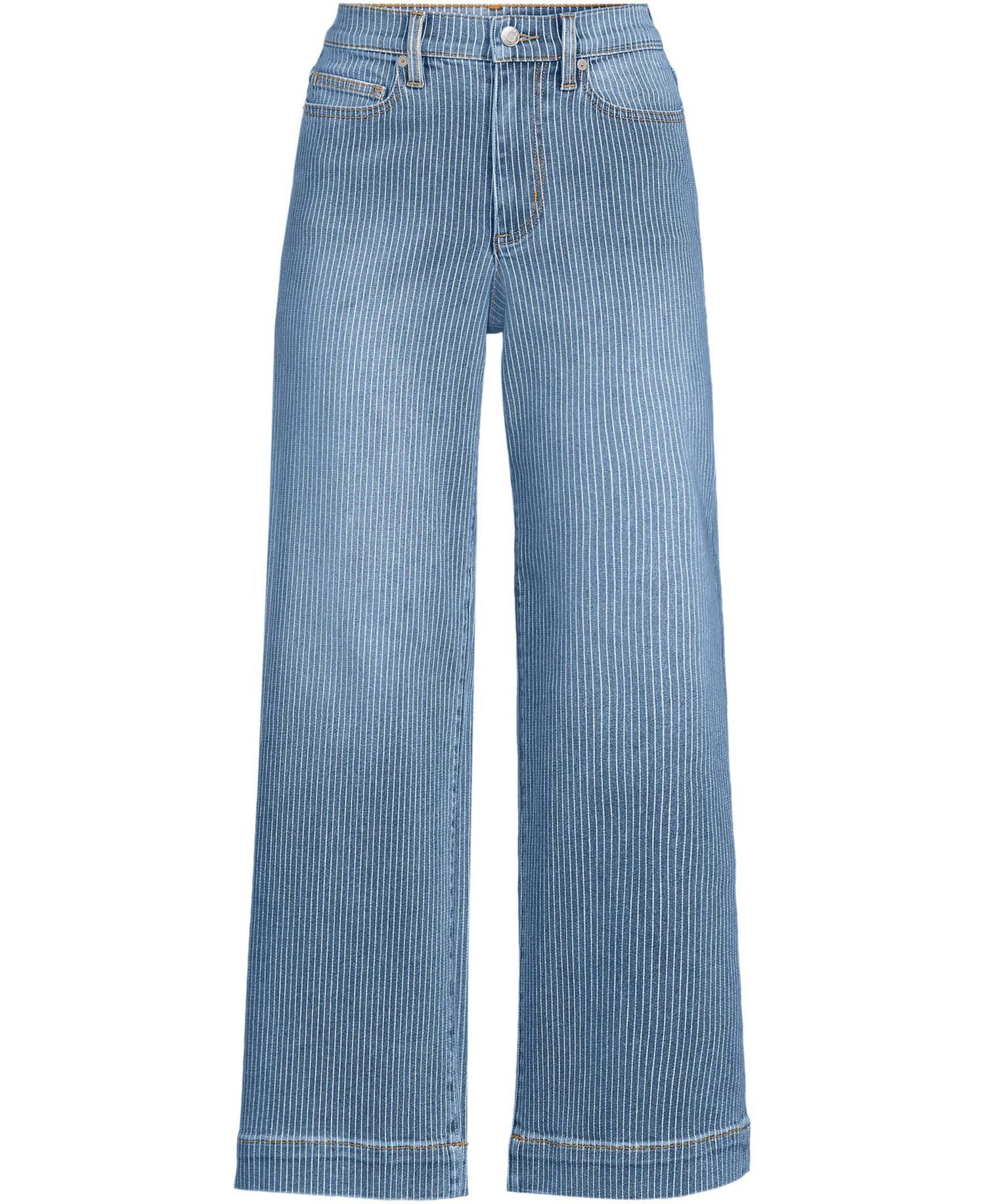 Women's Recover Denim High Rise Wide Leg Crop Jeans