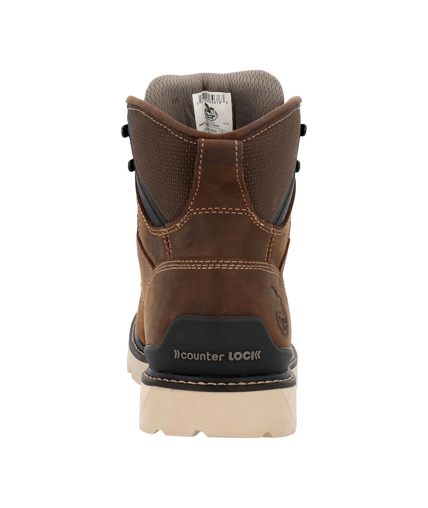 Мужские ботинки GEORGIA BOOT Carbon Flex Wedge inch Carbon Toe Work Boot, цвет: Коричневый — фото 5