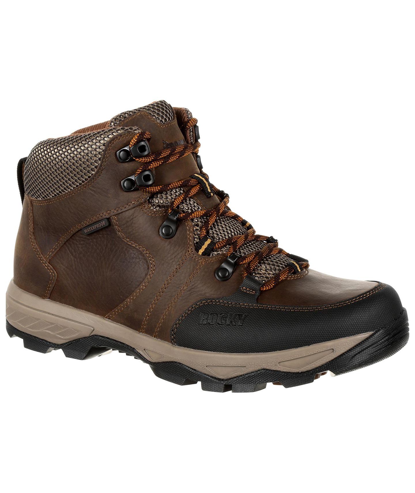Мужские ботинки ROCKY Endeavor Point Waterproof Outdoor Boot, цвет: Коричневый — фото 1