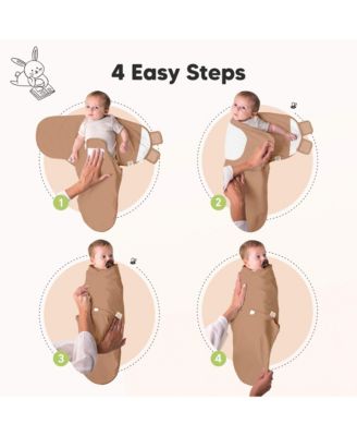 3pk Soothe Baby Swaddle, Organic Baby Swaddle Sleep Sacks, Newborn, Infant Swaddle Sack