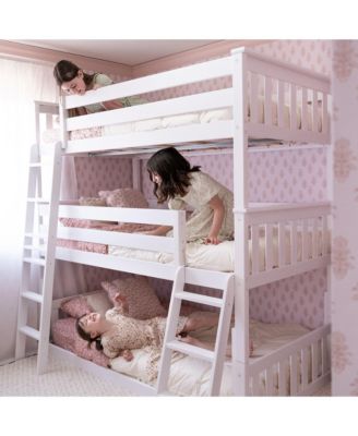  Twin Triple Bunk Bed Frame