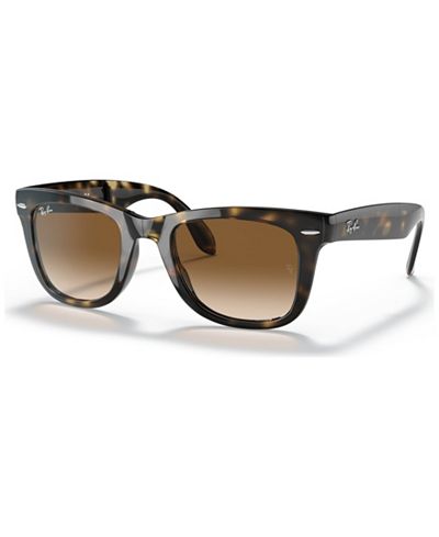 Ray-Ban Sunglasses, RB4105 50 FOLDING WAYFARER - Handbags & Accessories ...