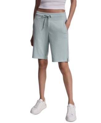 Women's Embroidered Logo Bermuda Shorts