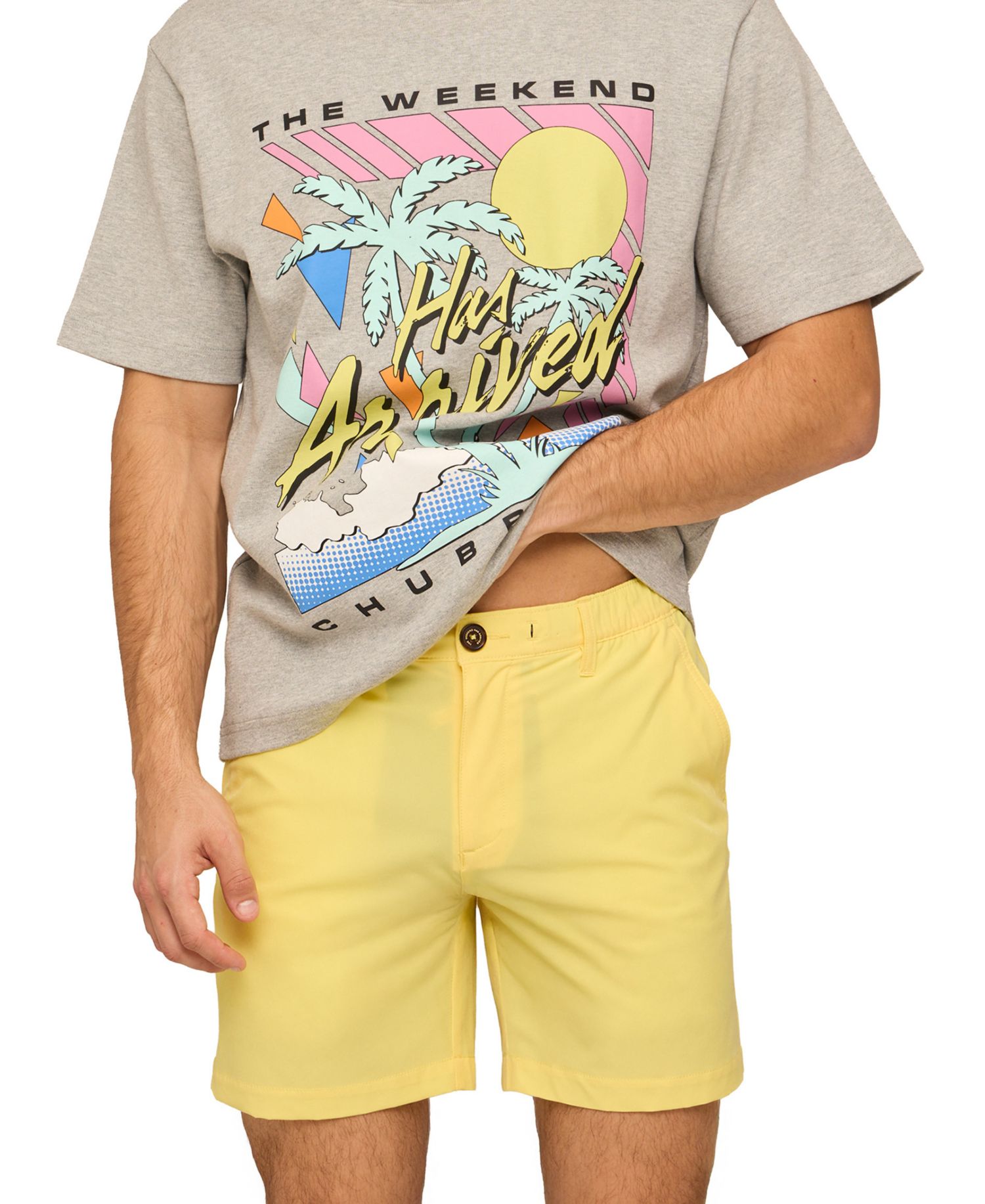 Men's Dandelions Elastic Waistband Shorts
