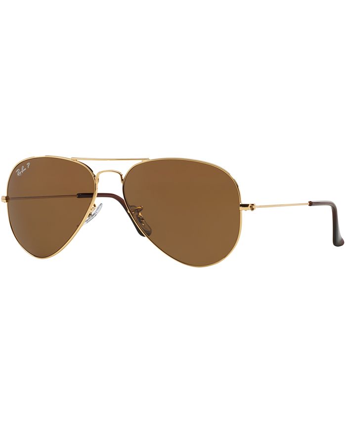 Ray Ban Polarized Sunglasses RB3025 62 Original Aviator Macy s
