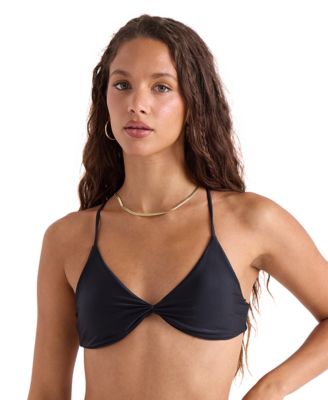Women's Simply Seamless Twist V-Neck Tie-Back Bikini Top