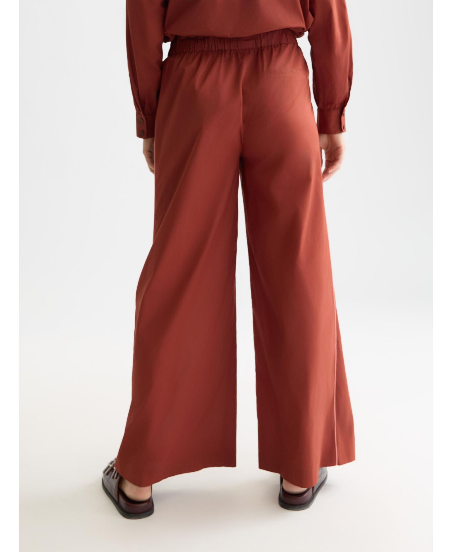 Женские брюки SCOTCH & SODA Cotton Voile Pull On Beach, цвет: Burnt Henna — фото 4