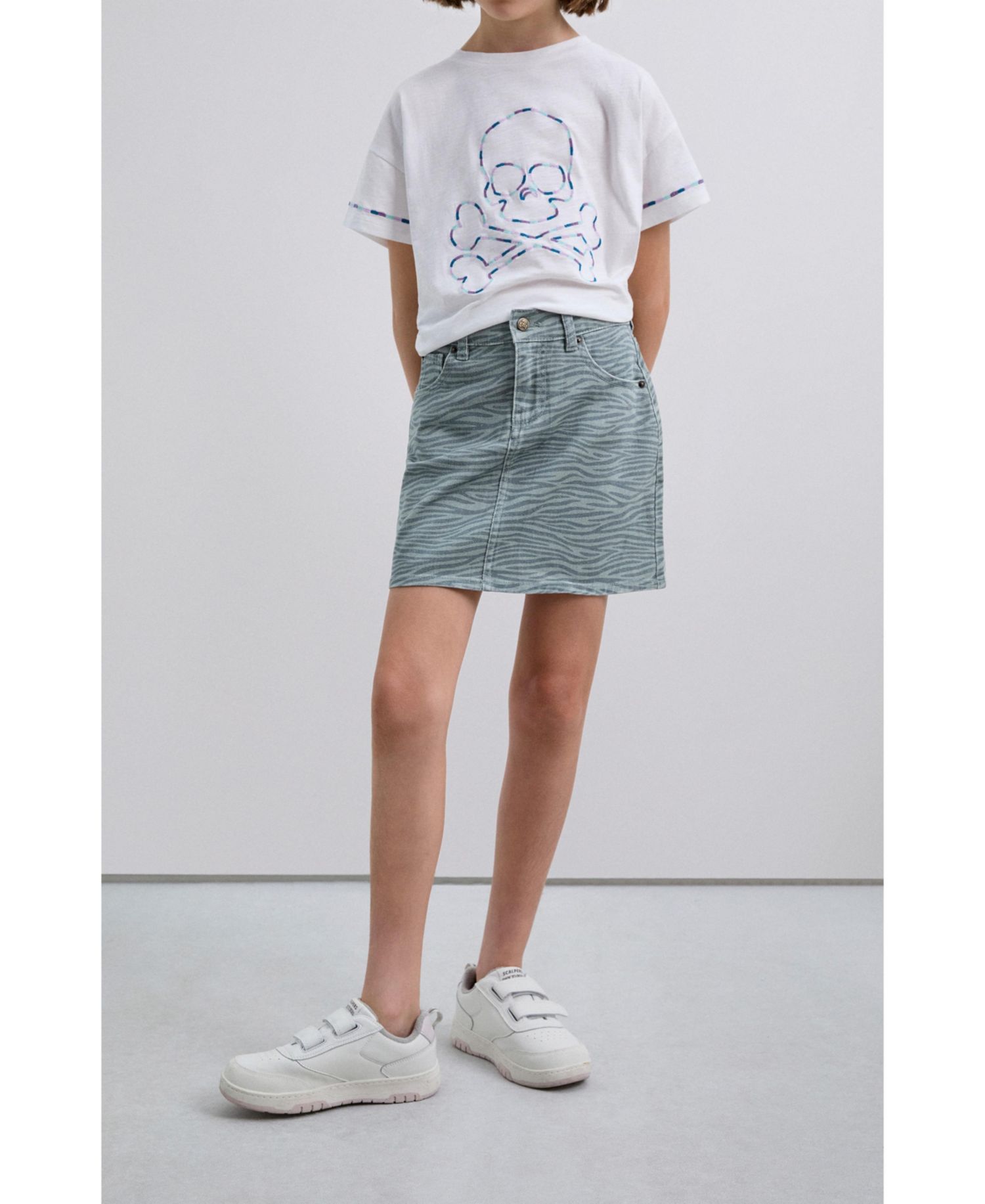 Kids Zebra Skirt