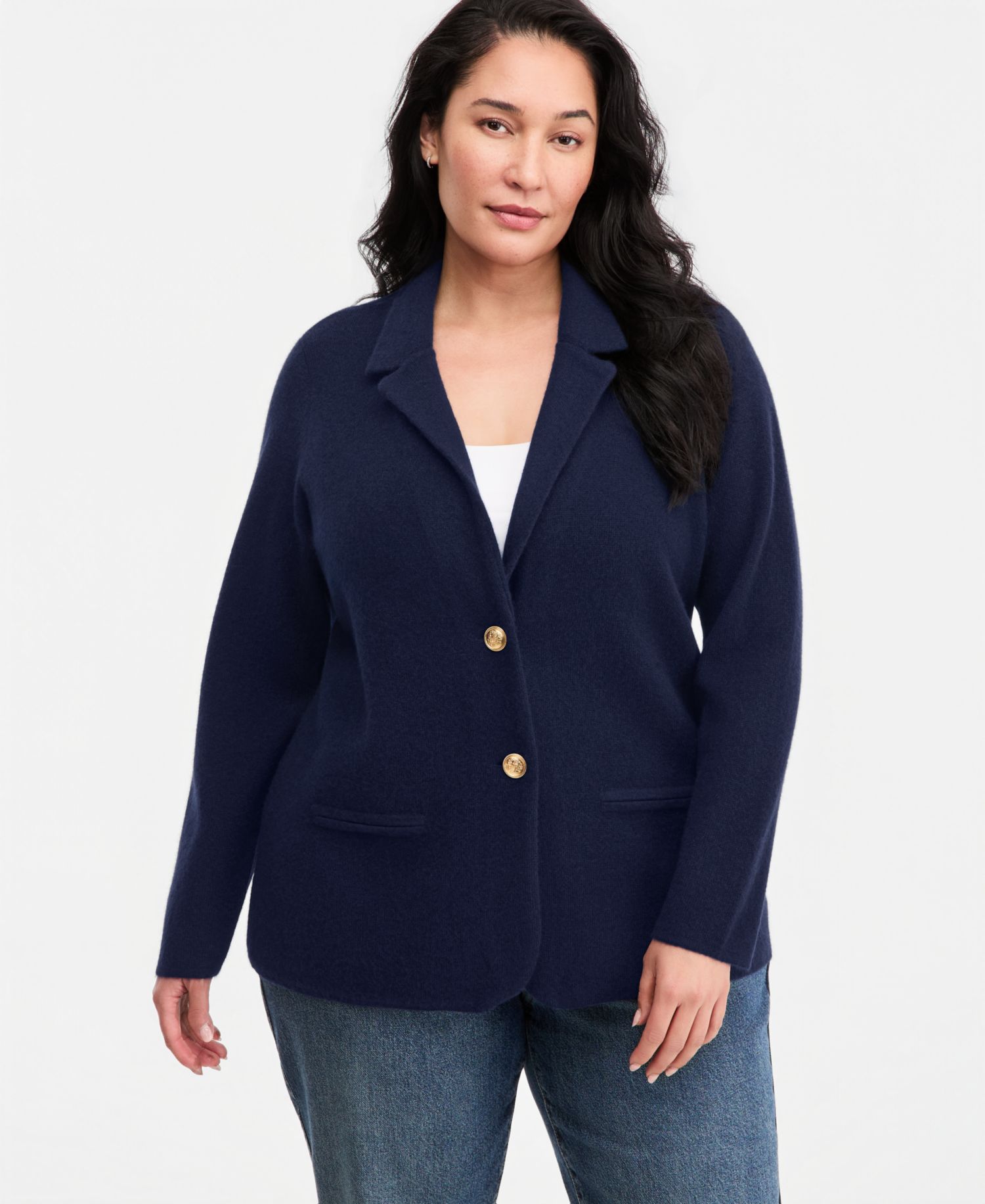 Women's 100% Cashmere Blazer