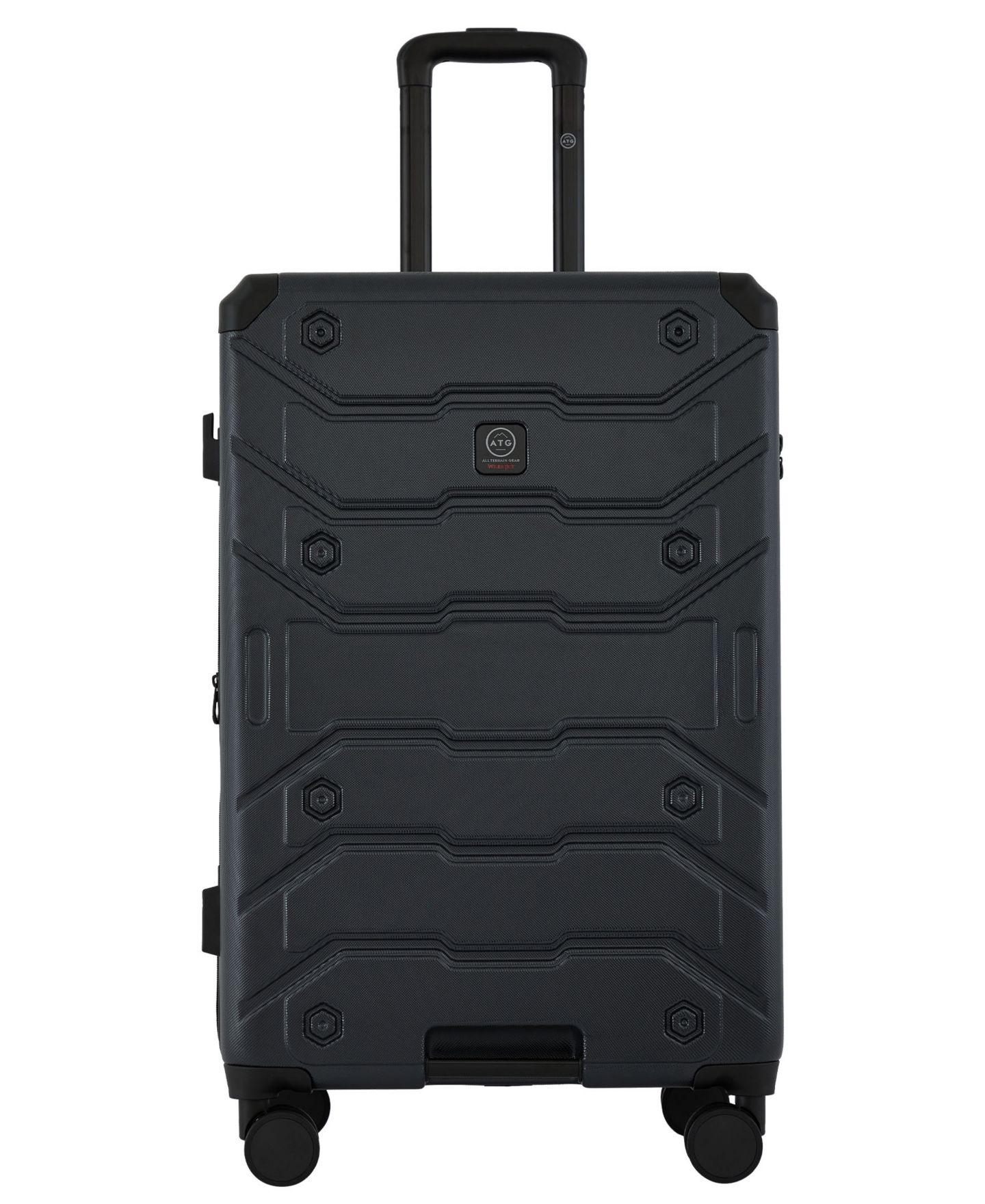 Чемоданы Wrangler Trailway 4-Piece Hardside Luggage Set, цвет: Чёрный — фото 3