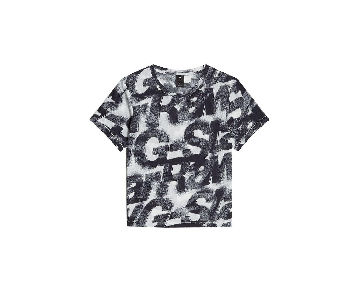 Women's Sprayed Letters Top