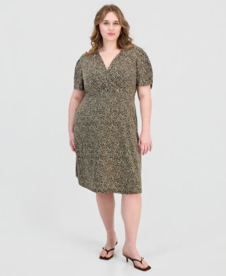 plus size ruched dress with sleeves Plus Size Ruched Mesh Bodycon Dress in Red Size: 3X