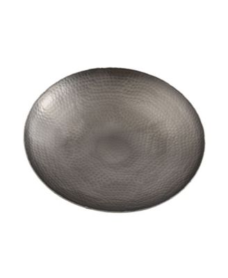 Temari Hammered Gunmetal 11.12" Round Platter