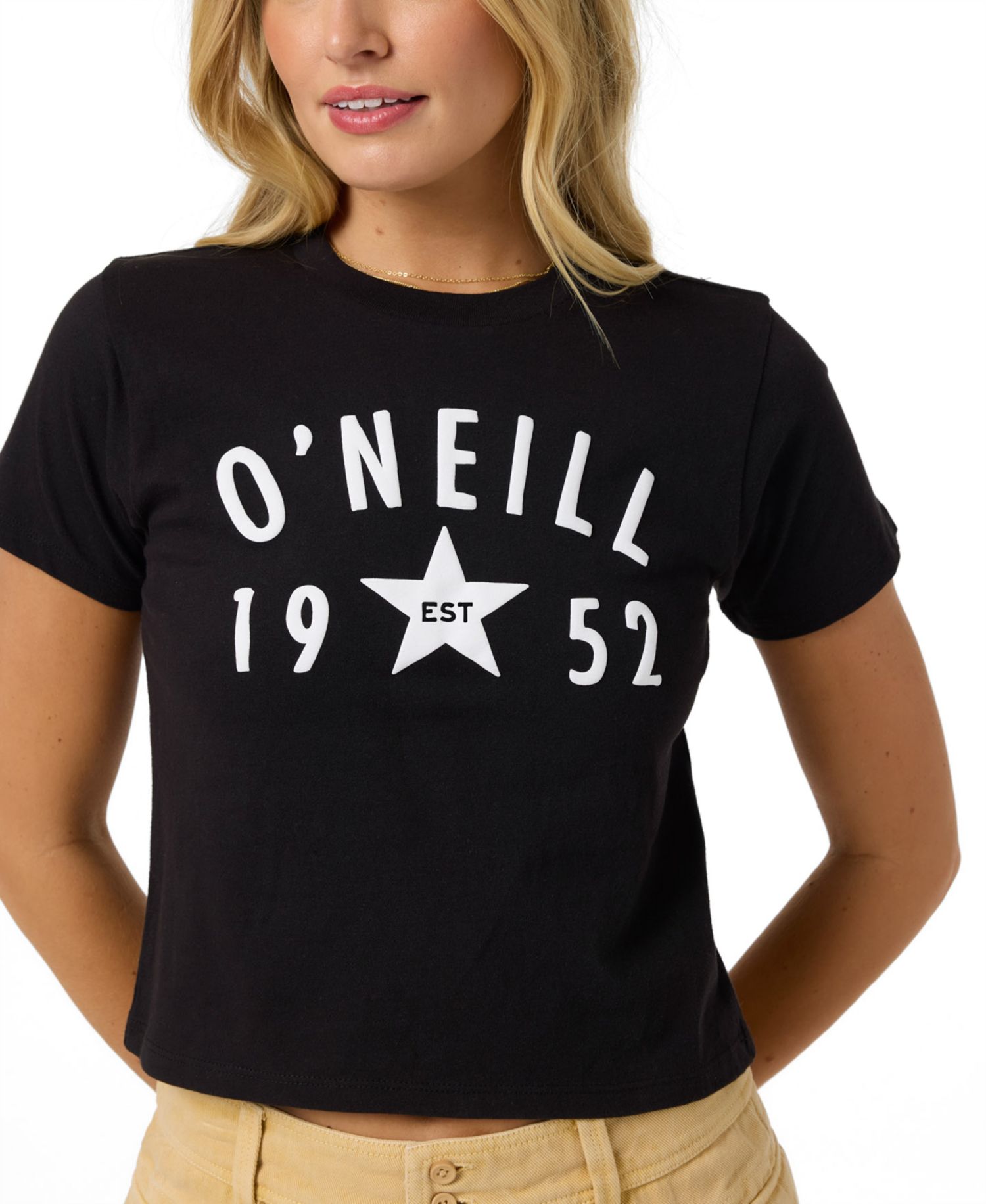 Women's Cotton Starry Fitted Short-Sleeve T-Shirt