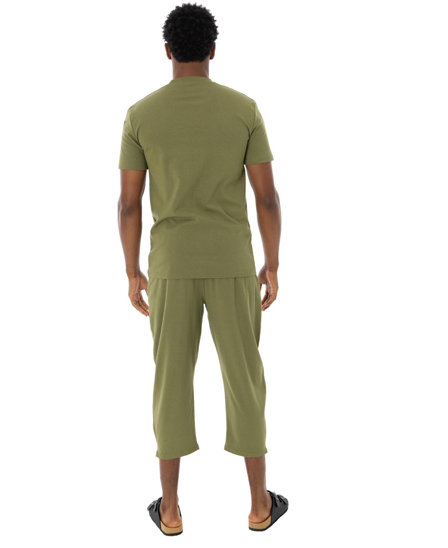 Мужские брюки Dai Moda Tony Crop Leisure Pant, цвет: Армейский — фото 4
