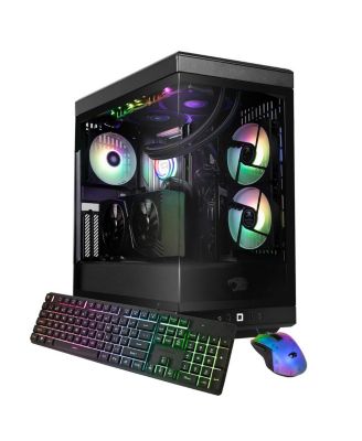 Y40BA7N5802 Liquid Cooled Gaming Desktop Computer, AMD Ryzen 7 7800X3D 4.2GHz, 32GB RAM, 1TB SSD, NVIDIA GeForce RTX 5080 16GB, Windows 11
