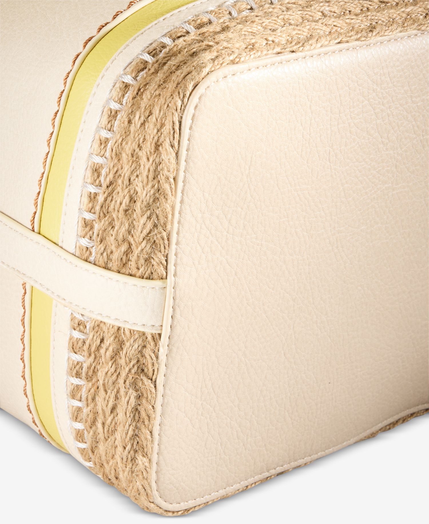 Large Bottom Detail Drawstring Bucket