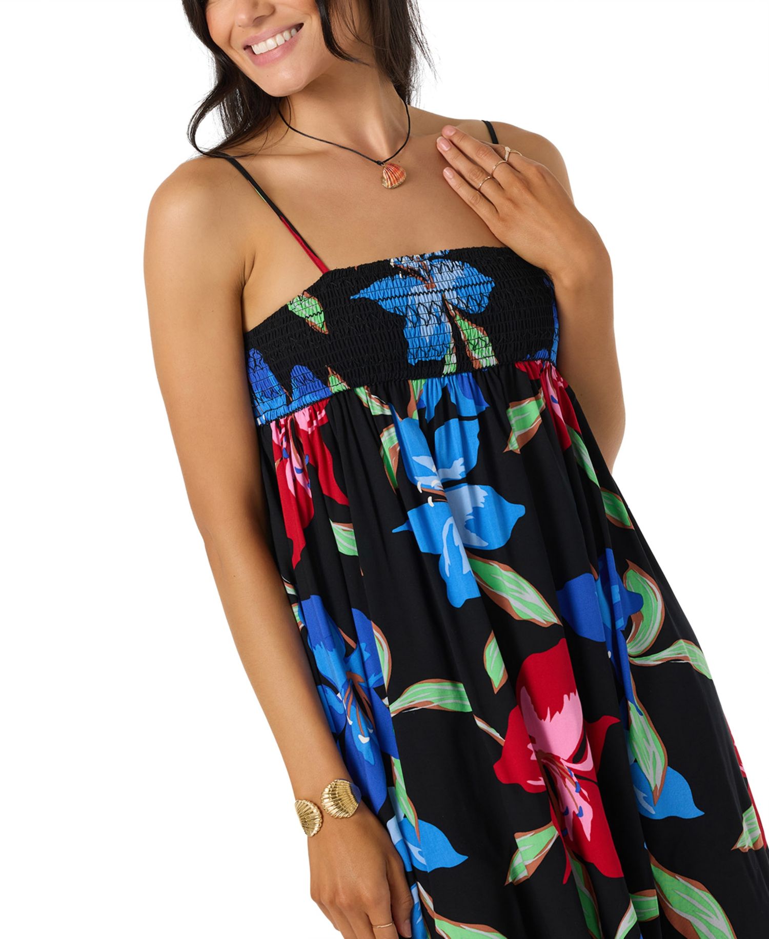 Women's Nickie Square Neck Floral Dress
