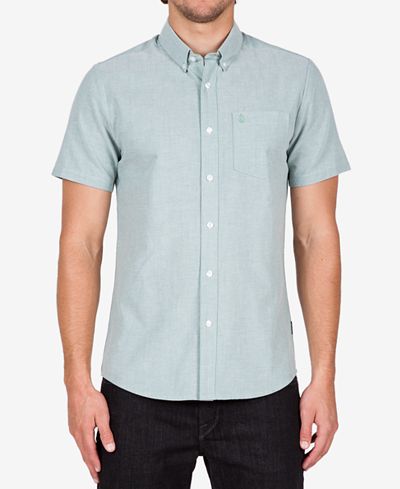Volcom Men's Everett Short-Sleeve Oxford Shirt