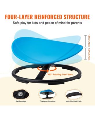 Kids Sensory Spinning Swivel Chair with Non-Slip Base