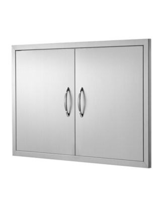 36W 24H Double BBQ Access Door for BBQ Island Grilling