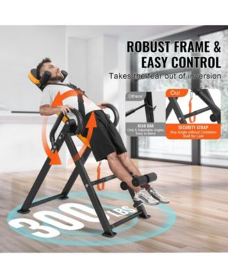 300 lbs Inversion Table Back Stretcher with Adjustable Protective Belt