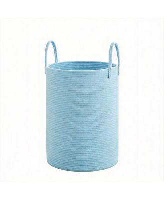 Woven Cotton Rope Hamper for Clothes Storage