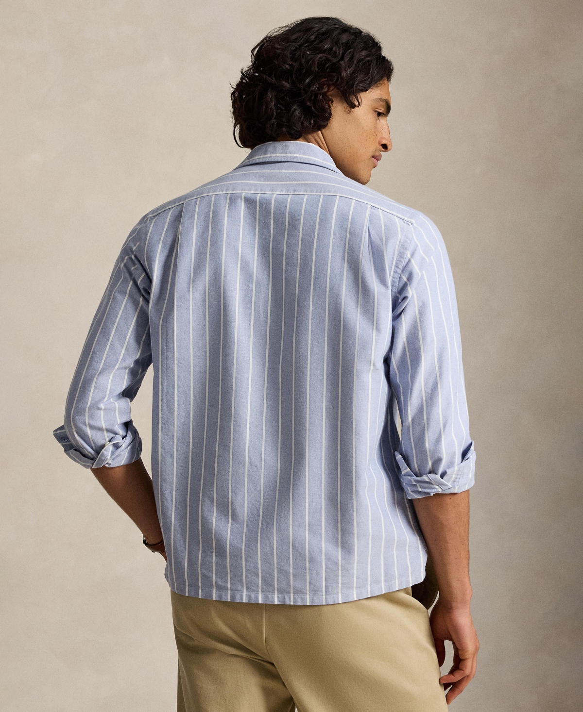 Polo Ralph Lauren Men's Long-Sleeve Iconic Mesh Shirt