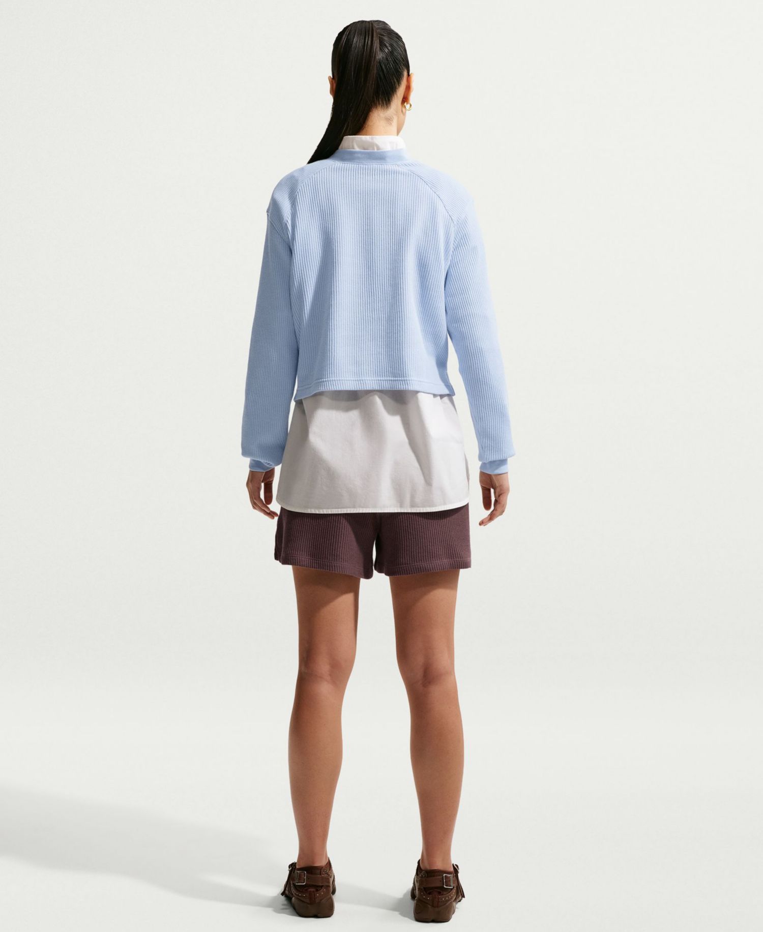 Plus Sportswear Chill Waffle Loose Mid-Rise Shorts
