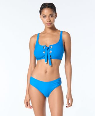 Lace-Up Bikini Top