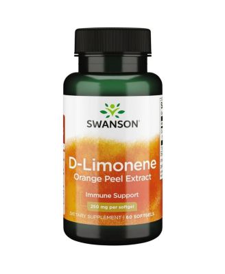 D-Limonene Orange Peel Extract Supplement Cellular Health High Potency Formula Supporting Body s Natural Defenses 60 Caps 250 mg Each 1 Pack