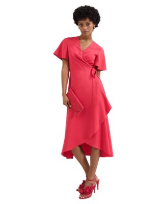 Women's Julissa Short Sleeve Wrap Midi Dress
