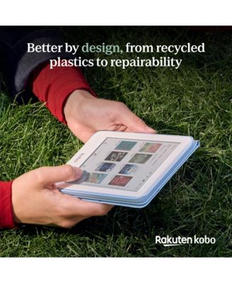 Clara Colour  eReader with Black SleepCover Case and AC Bundle