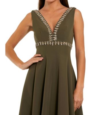 pastel green bridesmaid dress Mint Green Bridesmaid Dress Spaghetti Straps Cowl Neck Sheath/Coulmn Ruched Floor Length Chiffon Bridesmaid Dress With Slit main image 0