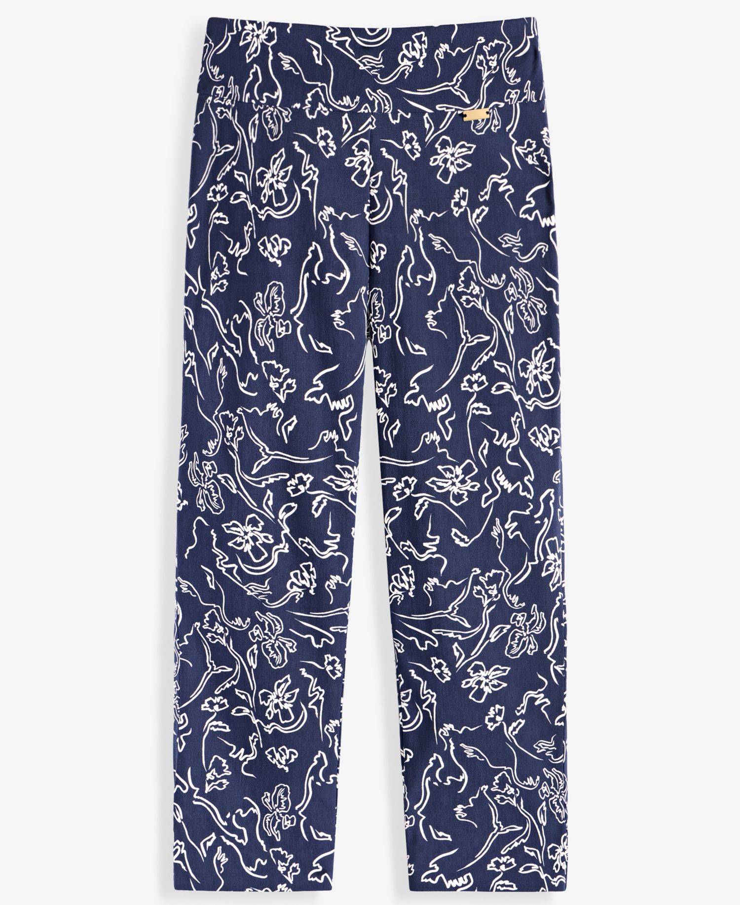 Petite Tummy-Control Pull-On Capri Pants