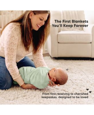 3-Pack Lyra Muslin Swaddle Blankets for Newborns, Large Cotton Nursery Baby Blankets, Soft & Breathable