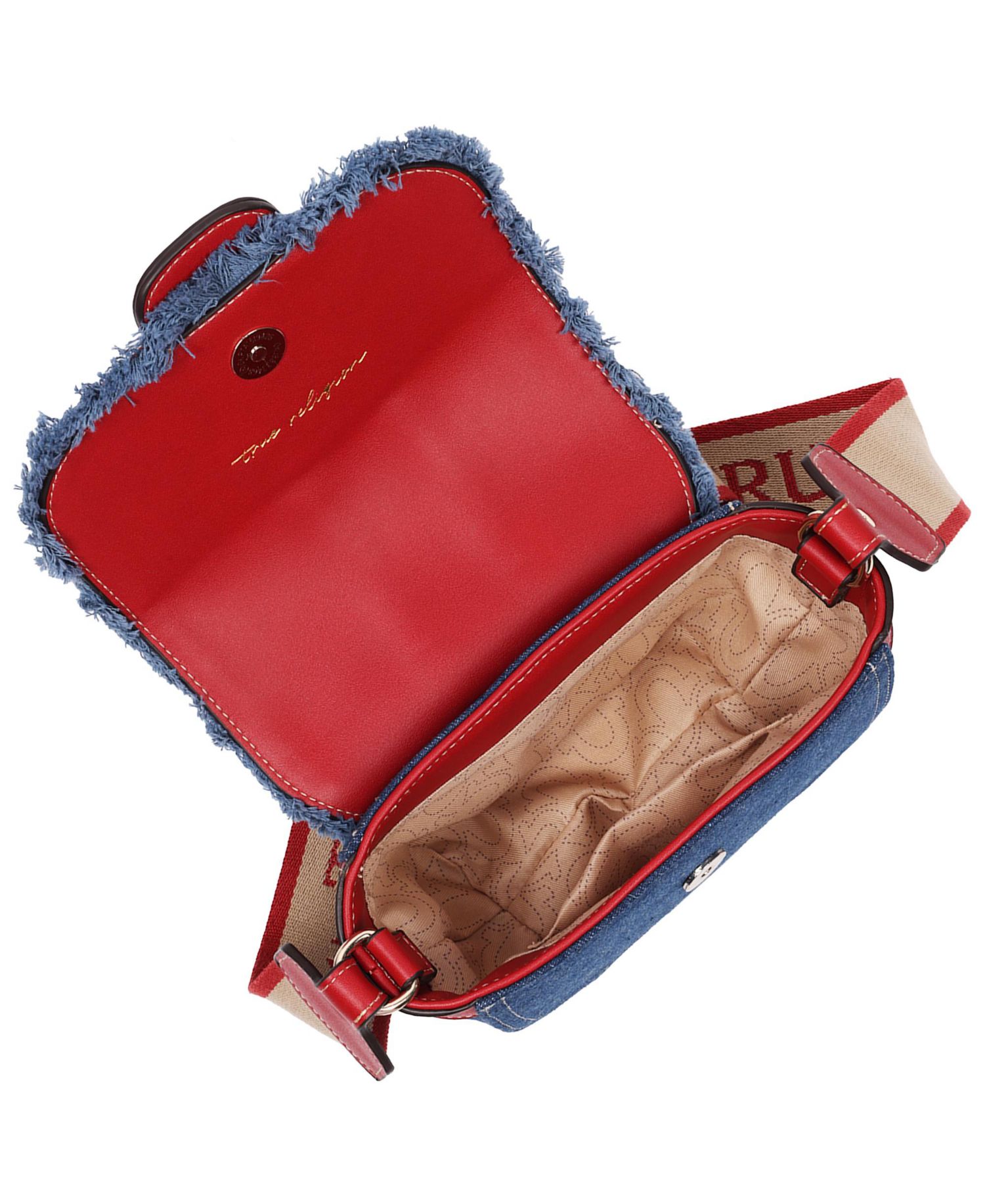 Women's Asher Frayed Edge Mini Flap Crossbody