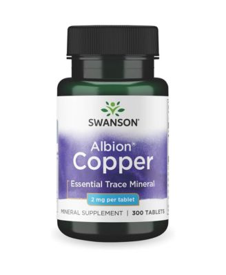 Copper Antioxidant Immune System Red Blood Cell Support Mineral Supplement copper chelate 2 mg 300 Tablets