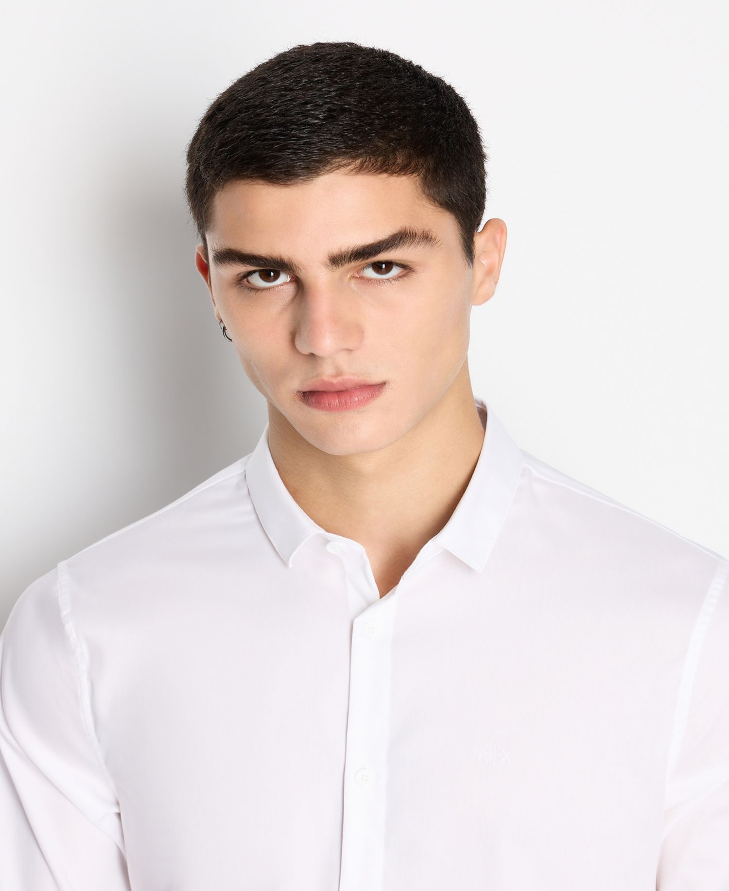Men's Slim Fit Ultra Stretch Lyocell Twill Button Up Shirt